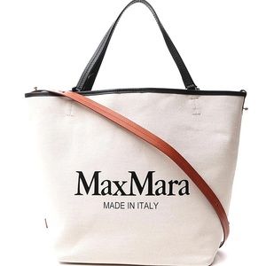 Max Mara shopping tote canvas